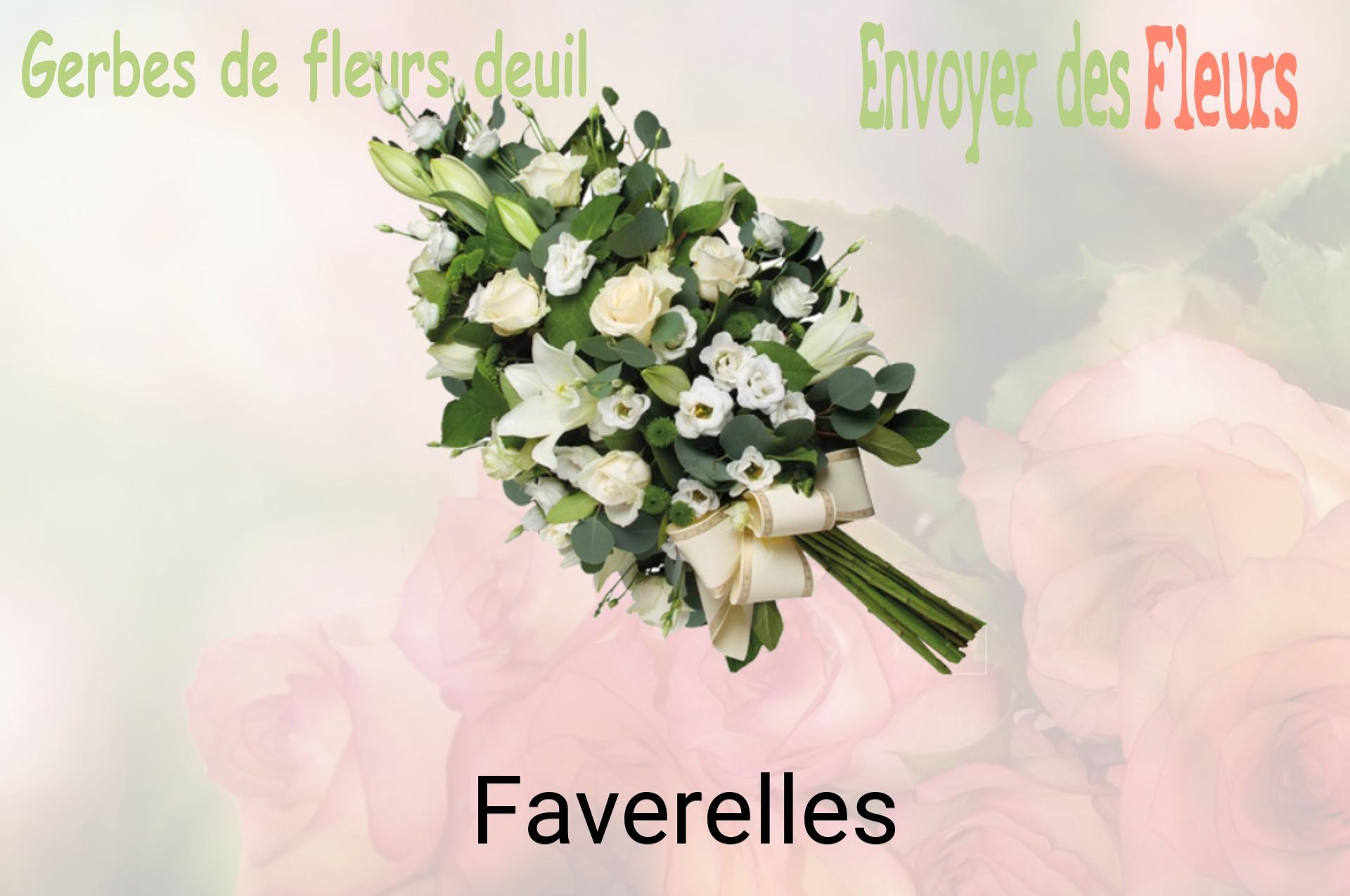 Gerbe de fleurs de deuil livrée à Faverelles